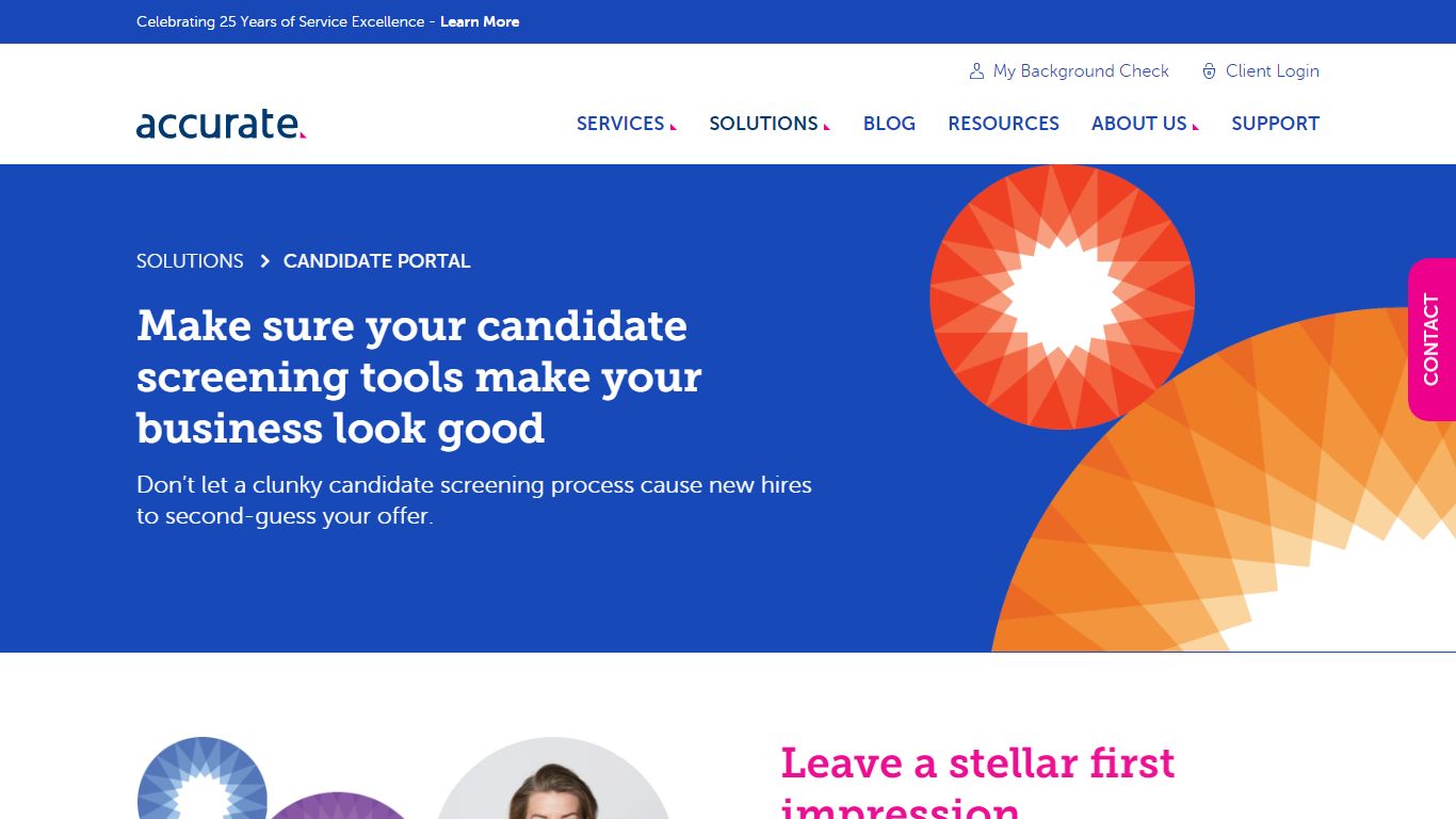 Candidate Portal - Accurate